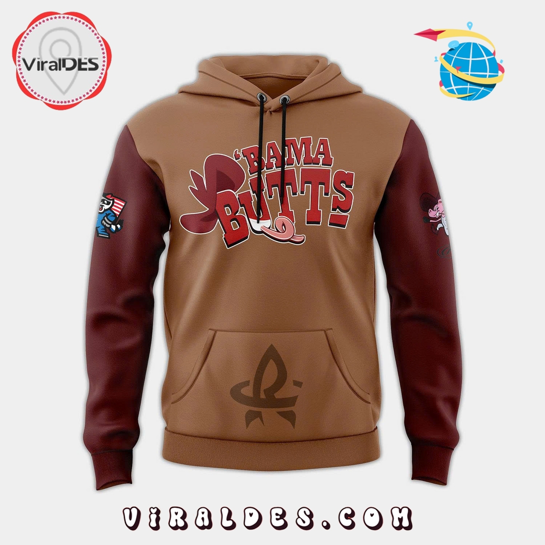 Rocket City Trash Pandas Bama Butts Day Hoodie, Cap Rocket City Trash Pandas Bama Butts Day Hoodie, Cap