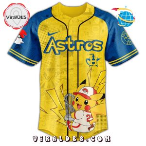 Houston Astros x Pokémon GO Night 2025 Baseball Jersey