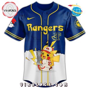 Texas Rangers x Pokémon GO Night 2025 Baseball Jersey
