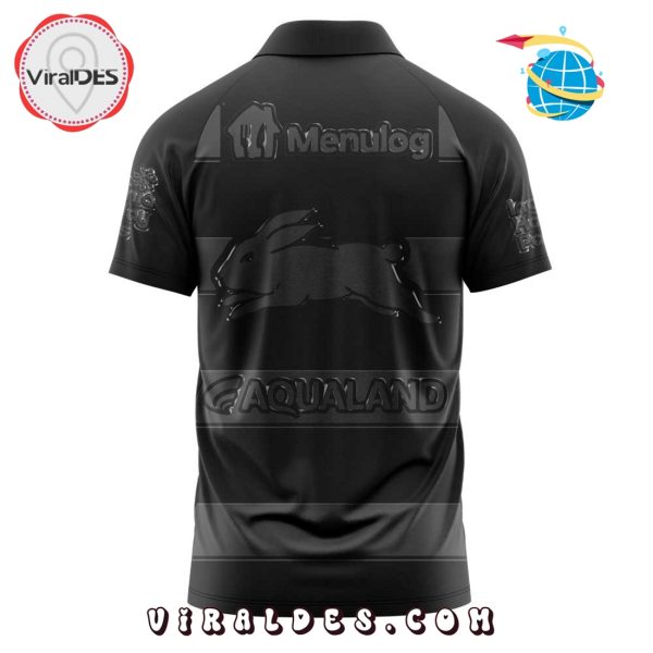 South Sydney Rabbitohs Back In Black Polo Shirt