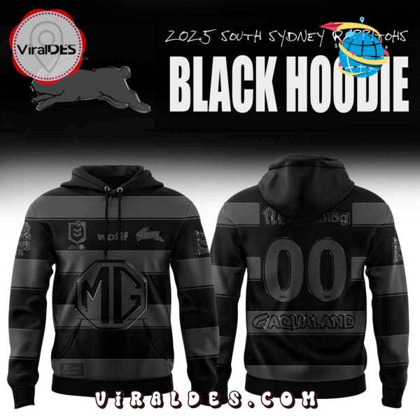 South Sydney Rabbitohs Custom Back In Black Hoodie