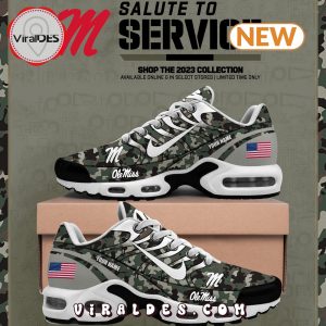 Ole Miss Rebels NCAA Camo Air Max Plus Shoes
