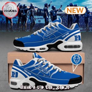 Duke Football Custom Name Air Max Plus Shoes
