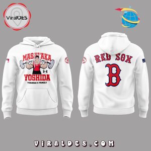 Red Sox x Masataka Yoshida’s Family White Hoodie, Long Pants