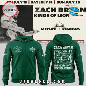 Zach Bryan x New York Jets Green Hoodie 2025