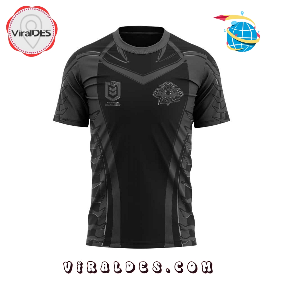 Wests Tigers Back In Black Old Logo Hoodie 2025 Wests Tigers Back In Black Old Logo Hoodie 2025