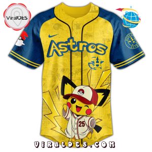 Houston Astros x Pokémon GO Night Limited Edition Jersey