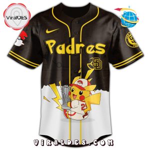 San Diego Padres x Pokémon GO Night 2025 Baseball Jersey