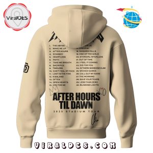 San Diego Padres x The Weeknd After Hours Til Dawn 2025 Hoodie