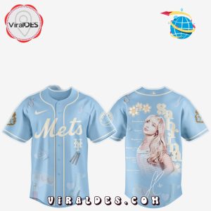 New York Metsx Sabrina Carpenter Short n’ Sweet Tour Jersey