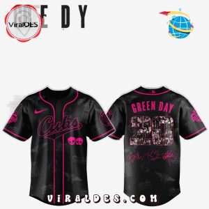 Chicago Cubs MLB x Green Day 20th Anniversary Baseball Jersey
