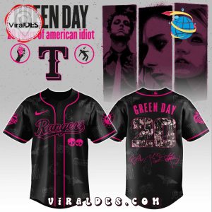 Texas Rangers MLB x Green Day 20th Anniversary Baseball Jersey