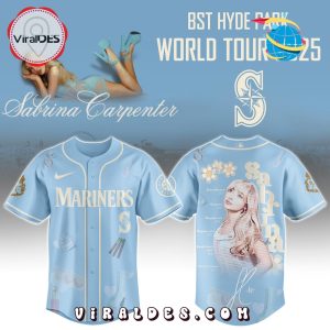 Seattle Mariners MLB x Sabrina Carpenter 2025 Baseball Jersey