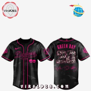 Dodgers MLB x Green Day 20th Anniversary Baseball Jersey