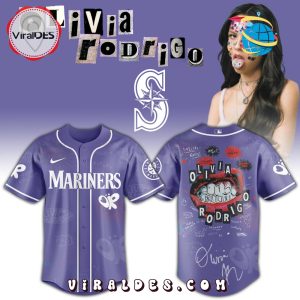 Seattle Mariners MLB x Olivia Rodrigo Guts World Tour Jersey