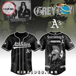 Oakland Athletics MLB x Suicideboys G59 Baseball Jersey