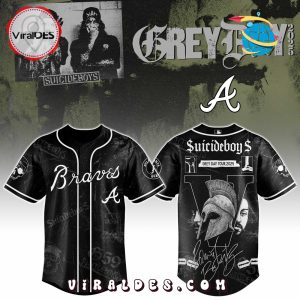 Atlanta Braves MLB x Suicideboys G59 Baseball Jersey