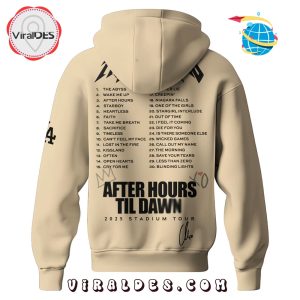 Los Angeles Dodgers x The Weeknd After Hours Til Dawn 2025 Hoodie
