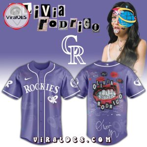 Colorado Rockies MLB x Olivia Rodrigo Guts World Tour Jersey