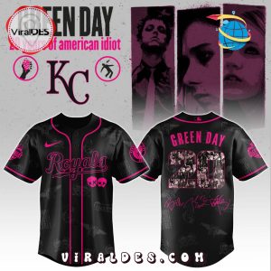 Kansas City Royals MLB x Green Day 20th Anniversary Baseball Jersey