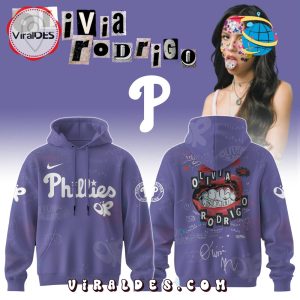 Philadelphia Phillies MLB x Olivia Rodrigo Guts World Tour Hoodie