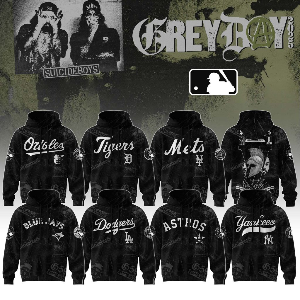 MLB Suicideboys hoodies and jerseys 2025 streetwear style