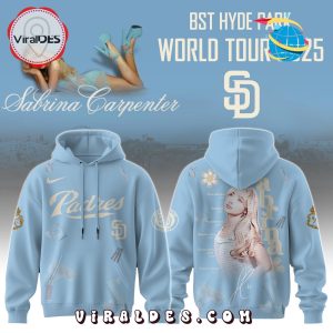 San Diego Padres MLB x Sabrina Carpenter Hoodie, Cap San Diego Padres MLB x Sabrina Carpenter Hoodie, Cap