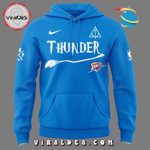 OKC Thunder x Harry Potter Night Blue Hoodie, Long Pants