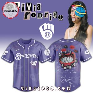 Milwaukee Brewers MLB x Olivia Rodrigo Guts World Tour Jersey
