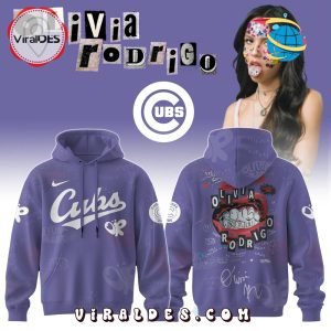 Chicago Cubs MLB x Olivia Rodrigo Guts World Tour Hoodie