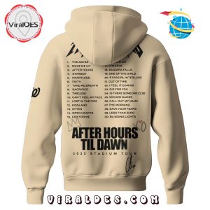 Washington Nationals x The Weeknd After Hours Til Dawn 2025 Hoodie