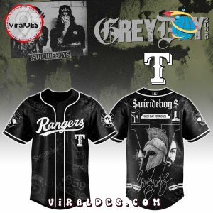 Texas Rangers MLB x Suicideboys G59 Baseball Jersey