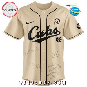 Chicago Cubs x The Weeknd After Hours Til Dawn Baseball Jersey
