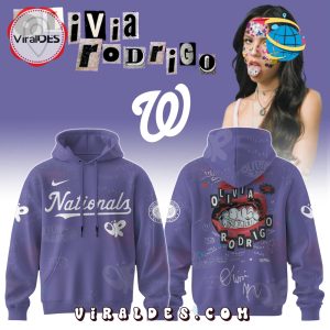 Washington Nationals MLB x Olivia Rodrigo Guts World Tour Hoodie