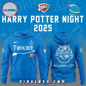 OKC Thunder x Harry Potter Night Blue Hoodie, Long Pants OKC Thunder x Harry Potter Night Blue Hoodie, Long Pants