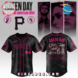 Pittsburgh Pirates MLB x Green Day 20th Anniversary Baseball Jersey