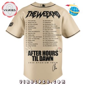 Washington Nationals x The Weeknd After Hours Til Dawn Baseball Jersey