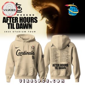 St. Louis Cardinals x The Weeknd After Hours Til Dawn 2025 Hoodie