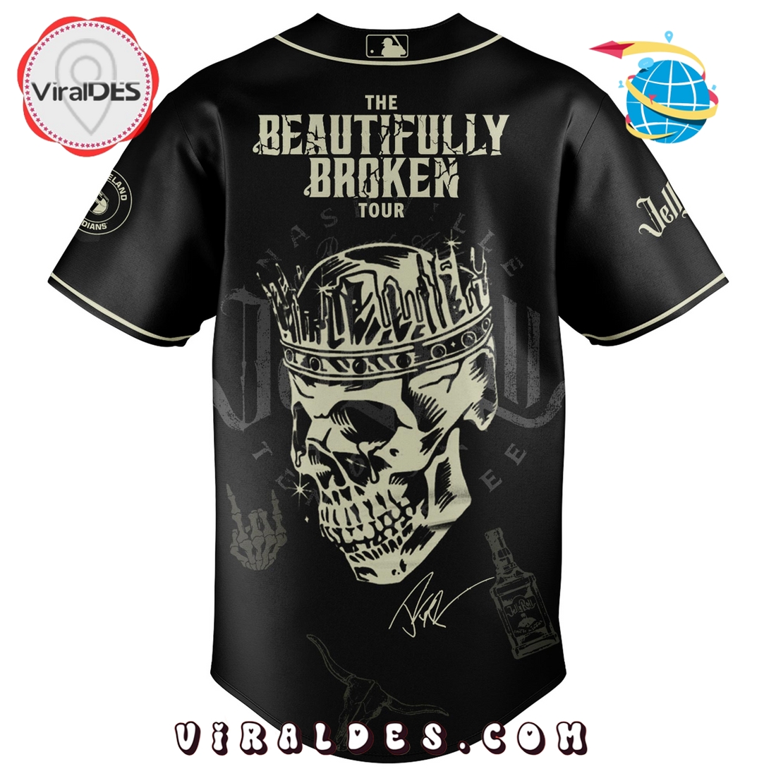 Cleveland Guardians x Jelly Roll Tour Baseball Jersey Cleveland Guardians x Jelly Roll Tour Baseball Jersey