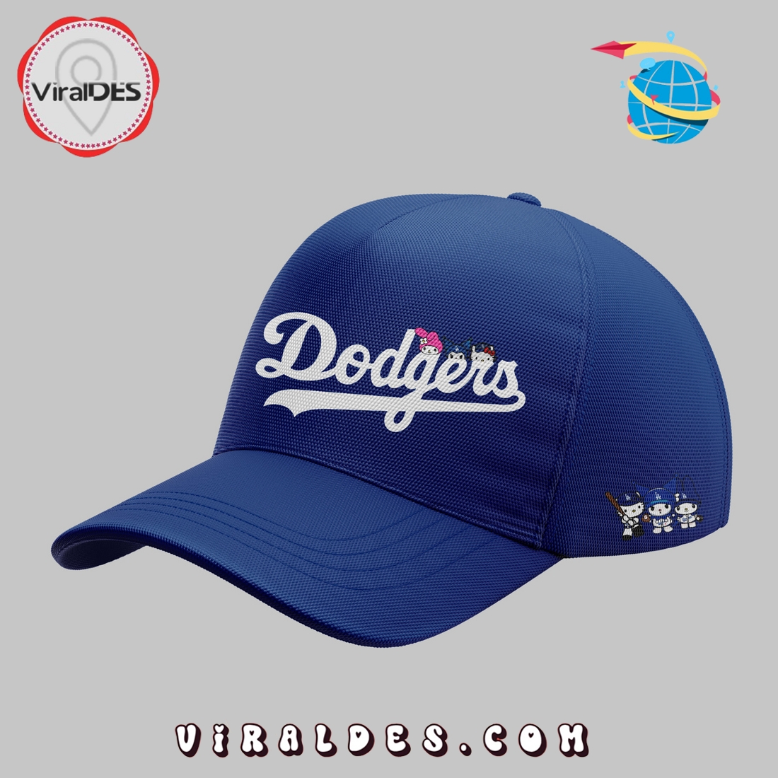 Dodgers MLB x Hello Kitty Blue Hoodie, Long Pants Dodgers MLB x Hello Kitty Blue Hoodie, Long Pants