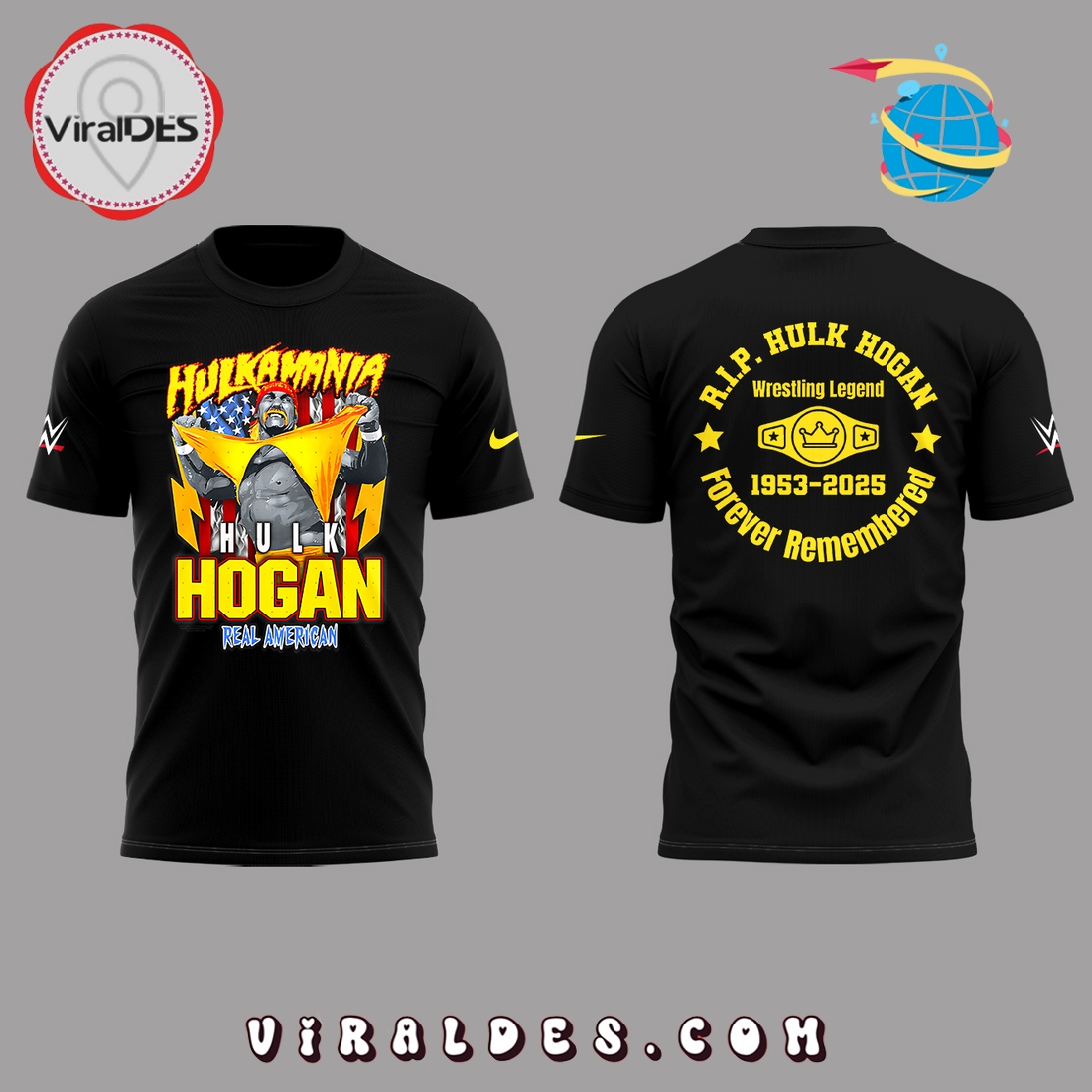 Hulk Hogan 1953 – 2025 Forever Remembered Hoodie Hulk Hogan 1953 – 2025 Forever Remembered Hoodie