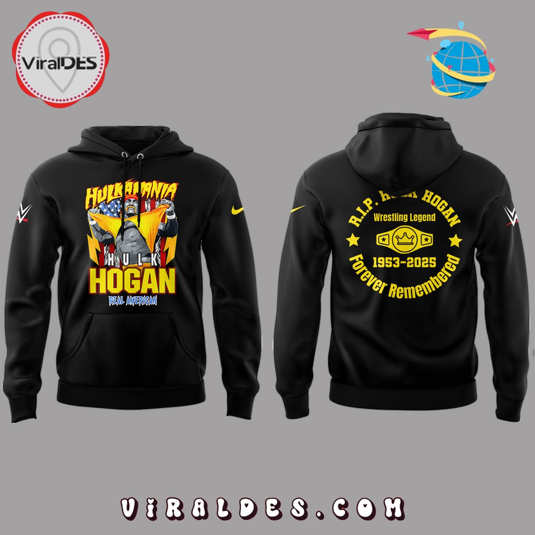 Hulk Hogan 1953 – 2025 Forever Remembered Hoodie, Long Pants Hulk Hogan 1953 – 2025 Forever Remembered Hoodie, Long Pants