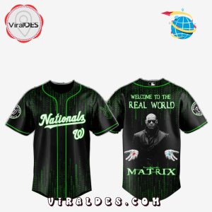 Washington Nationals MLB The Matrix Baseball Jersey