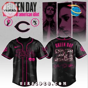 Cincinnati Reds MLB x Green Day 20th Anniversary Baseball Jersey
