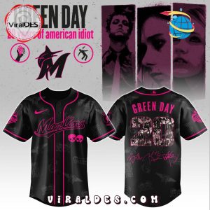 Miami Marlins MLB x Green Day 20th Anniversary Baseball Jersey