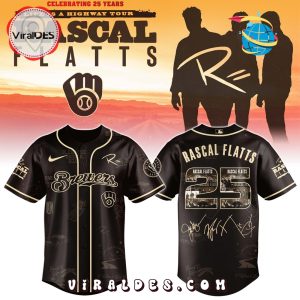 Milwaukee Brewers MLB x Rascal Flatts Life Is a Highway Tour Jersey