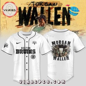 Boston Bruins x Morgan Wallen 2025 Baseball Jersey