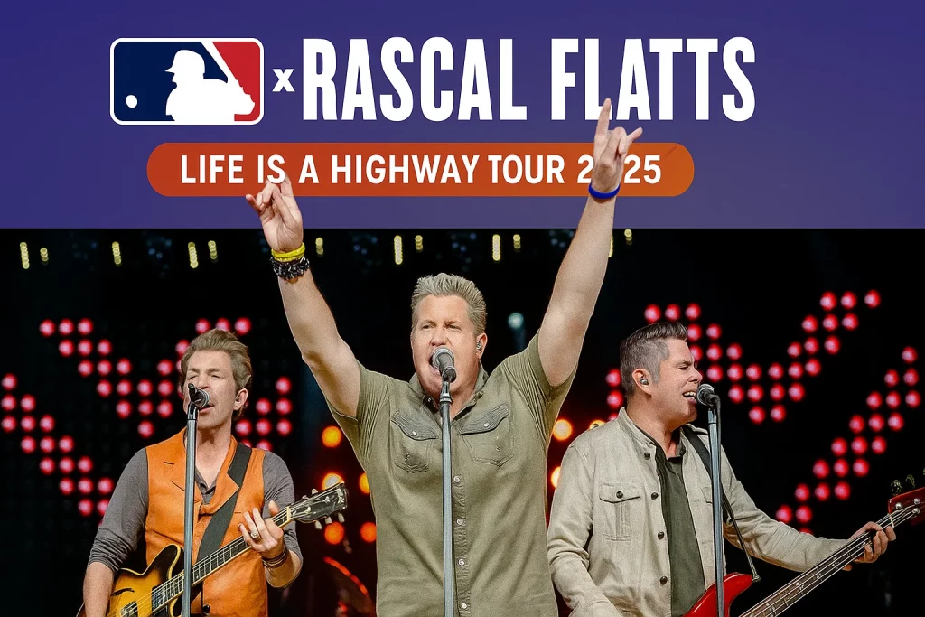 Limited edition MLB Rascal Flatts tour jersey 2025