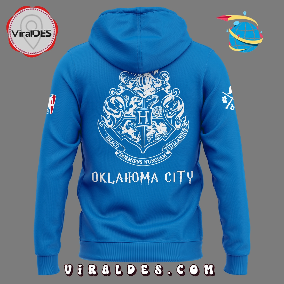 OKC Thunder x Harry Potter Night 2025 Blue Hoodie OKC Thunder x Harry Potter Night 2025 Blue Hoodie
