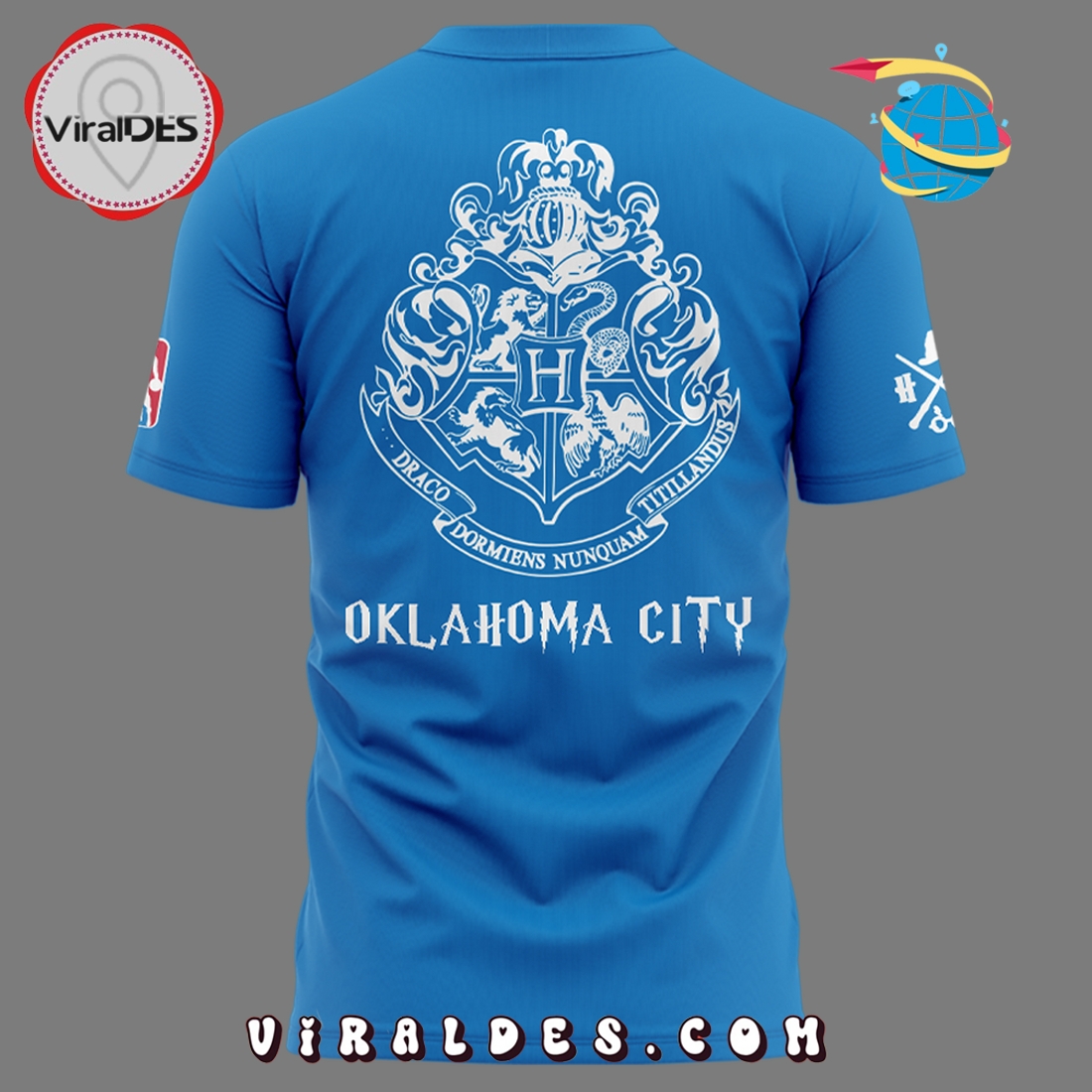 OKC Thunder x Harry Potter Night 2025 Blue Hoodie OKC Thunder x Harry Potter Night 2025 Blue Hoodie